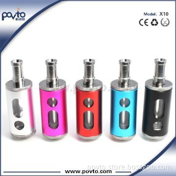Newest X10 atomizer here to buy e cigarette from e cig supplier